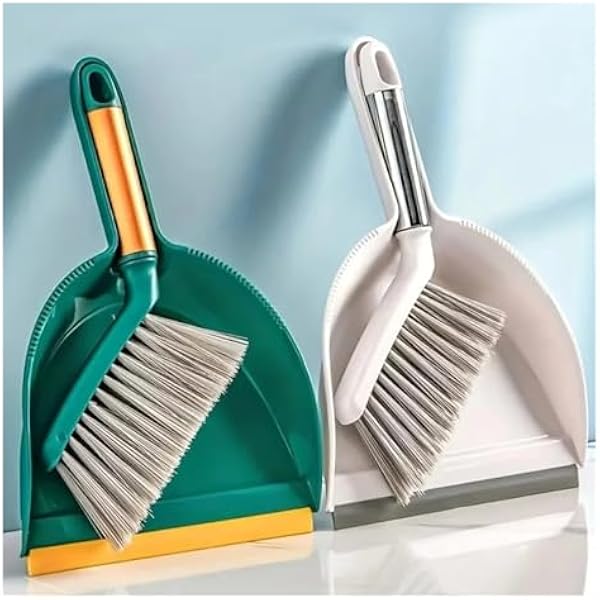 Совок и щетка для стола, набор Desk Dustpan Mini Pan and Brush Set Multicolor, 27x18 см