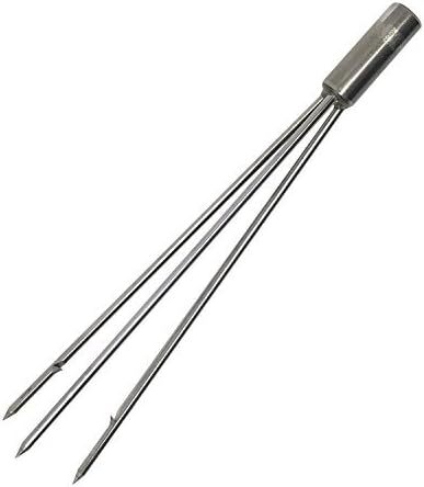 Scuba Choice Spearfishing 7" Pole Spear 3púas de acero inoxidable Punta de 6mm