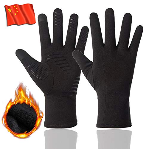 CHUANGE Luvas térmicas masculinas de inverno com tela sensível ao toque, resistentes à água, à prova