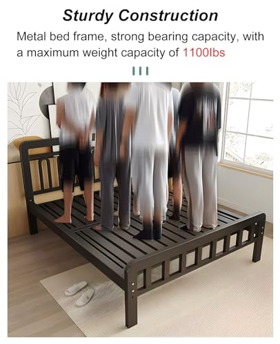 Estrutura De Cama Queen De Metal, Estrutura De Cama Dupla Com Cabeceira, Estrutura De Cama Queen Com