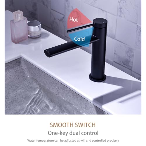 Mitigeur de salle de bain monotrou avec contrôle fluide - 5
