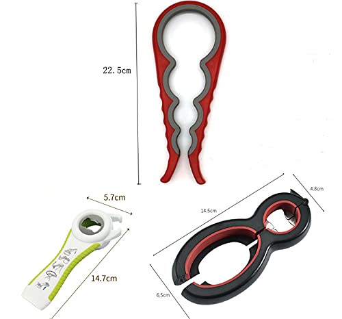 VICSPORT Jar Opener en flesopener keuken helpt om Jar Deksels, Bottle Caps, Pull Tabs en Zakken voor Zwakke Handen… - Afbeelding 7