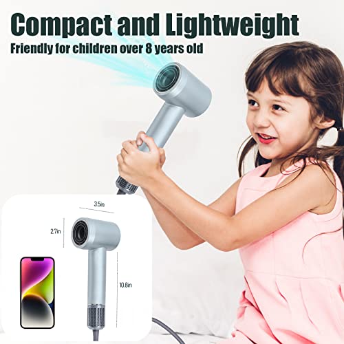Hair Dryer, 1500W Immoso 110,000 Rpm Brushless Motor Negative Ionic High Speed Hair Dryer, Low Noise, 200 Million Negative-Ion, Fast-Drying Portable Dryer For Travel/Home/Gift #TOP6