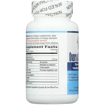 Ovary & Uterus Clean, 500 mg Dietary Supplement Capsules, 60-Count Bottle