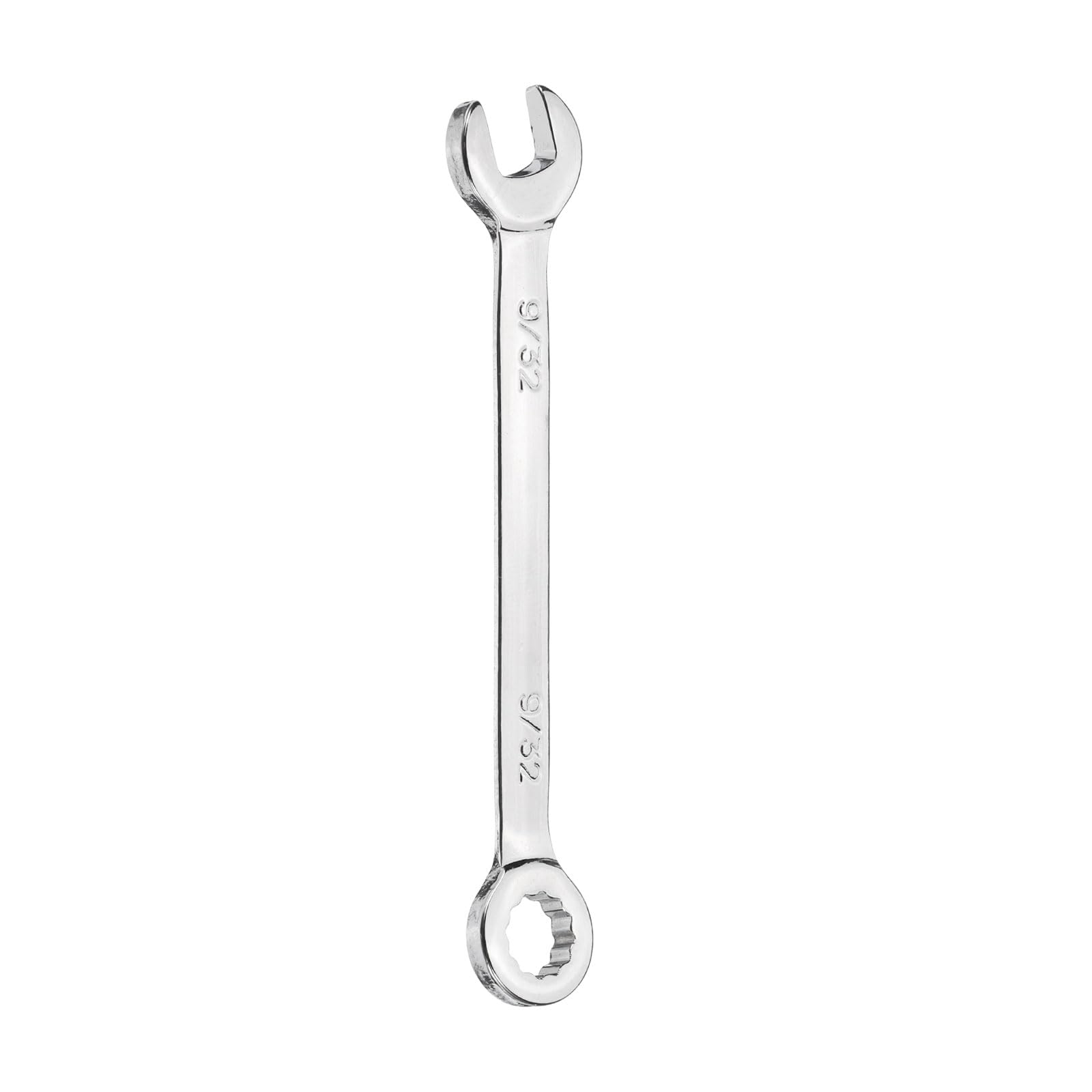 sourcing map Mini Combination Wrench 9/32" 12-Point Box End & 15 Degree Angled Offset Open End CR-V Steel Double Ended Spanner Tool for Household Automotive Machinery DIY Repair