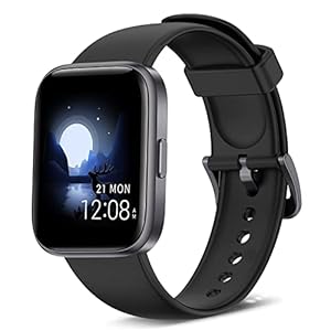 AcclaFit Smart Watch Fitness Tracker with 24/7 Heart Rate, Blood Oxygen Blood Pressure and Sleep Monitor, Full Touch 5…