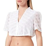 BERWIN & WOLFF TRACHT FOLKLORE LANDHAUS Damen Dirndlbluse mit Spitze Bluse, 10, 44 EU