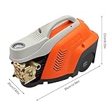 1300W Heavy Duty Electric Pressure Washer with 3 Mode Spray Foam Gun 10L/min Self Priming Pump for UK Car Jet Wash Driveway Patio Garden Cleaning​ - Image 4