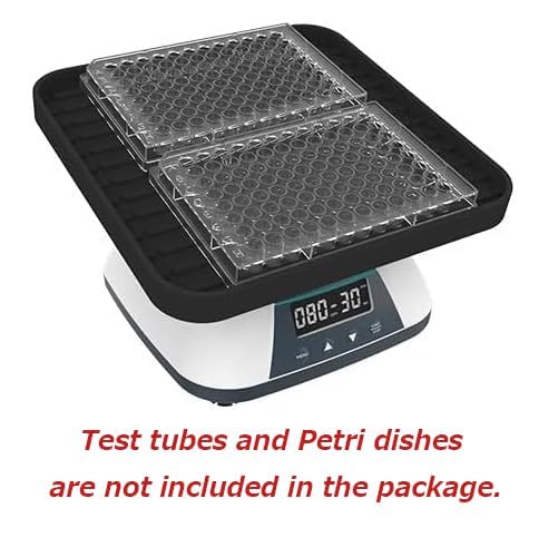 3D Oscillator Shaker 3D Motion Type Shaker Digital 3D Shaker and Oscillator with Speed Range 10 to 80rpm Tilt Angle 10°Max Load 0.8kg for Liquid Shaking and Scillating Mixing