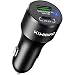 Produktbild KiWiBiRD 63W USB C KFZ Auto Ladegerät, Typ C PD 3.0 45W, USB-A QC 3.0 18W Kompatibel mit MacBook Air iPad Pro 2018/2020, iPhone 12 Pro Max/12 mini/11, Galaxy S21/Note 20, Pixel 4a/5, Dell HP Laptops