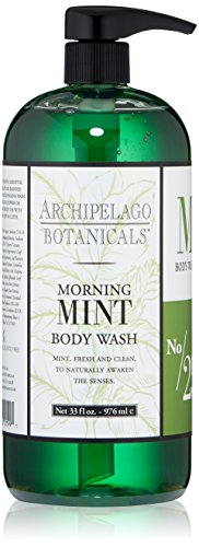 Archipelago Botanicals Morning Mint Body Wash 33 oz