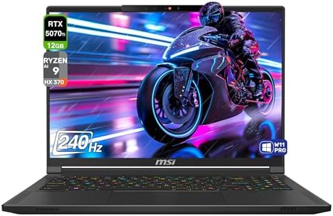 MSI Stealth A16 AI+ (Ryzen AI 9 HX-370, 32GB, 4TB)