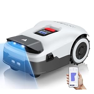 ANTHBOT KI Drahtloser Mähroboter ohne Begrenzungskabel Max. 900m², Full Frequenzband RTK+4-Kamera-Vision Rasenmäher Roboter ohne Kabel, Mehrzonen-Management, Hindernisvermeidung Rasenroboter -Genie600