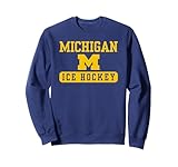 Michigan Wolverines Ice Hockey Navy Officially Licensed Sweatshirt