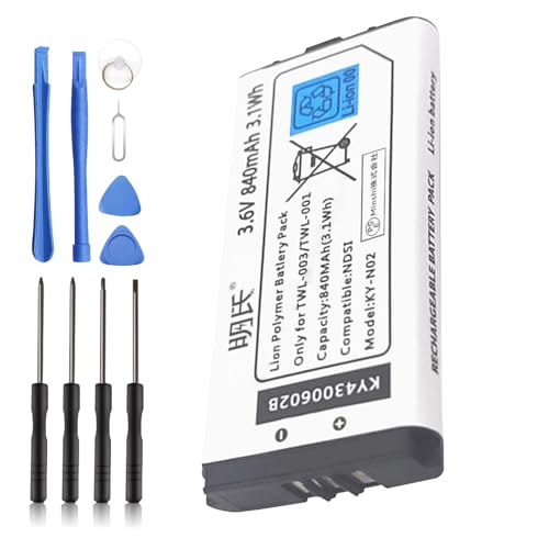 ���� NINTENDO�Ή� NDSI TWL-003 �d�r �Ή��p �݊��o�b�e���[ 3.6V 840mAh �C���p��t�H��t��2025GA