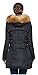 Orolay Women's Down Jacket with Faux Fur Trim Hood Black L