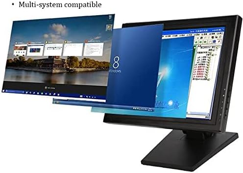 Miniatura 7 de Pantalla táctil de caja registradora de 15 pulgadas, LCD LCD al tacto para sistema de caja registradora, pantalla de accesorios, estación POS VGA y