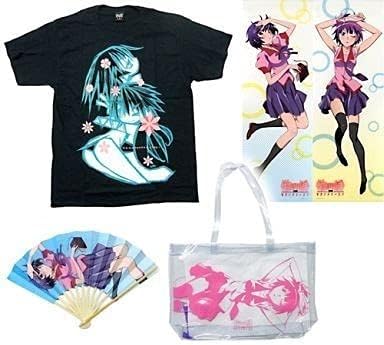 Amazon C86 コミケ品 物語 シリーズ 花物語 グッズセット 化物語 偽物語 戦場ヶ原ひたぎ 羽川翼 扇子 クリアポスター2枚 Tシャツ バッグ アイドル 芸能人グッズ 通販