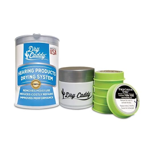 DryCaddy by Dry & Store | DryCaddy Drying System - Protection Against Moisture Damage for Hearing Aids, Cochlear Implants and Other Electronic Instruments