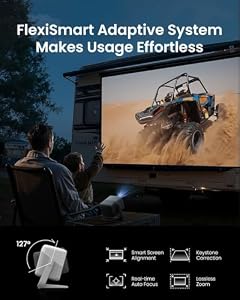 JMGO N1S 4K Upgrade Triple Laser Projector, 1700 ISO Lumens, Google TV — photo 5 of 6