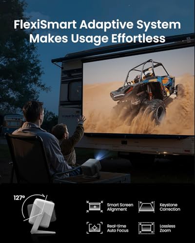 Image of JMGO N1S 4K Upgrade Triple Laser Projector, 1700 ISO Lumens, Google TV