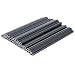 Produktbild 40 Stück Klemmschienen Streifen PVC clip Sichtschutzfolie Sichtschutz clips PVC Befestigungsclips Sichtschutz doppelstabmatten sichtschutzstreifen für Garten zur Befestigung von Zaunfolie Anthrazit
