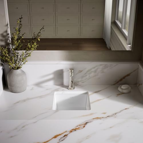 KOHLER K-8188-0 Vitreous China 11 inch x 11 inch Undermount Square Bathroom Sink, White by Kohler - Image 9