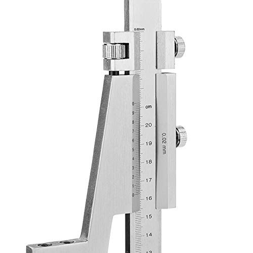EsportsMJJ 0-200mm/0-300mm gama acero vernier calibrador de altura con soporte medida regla herramientas - B