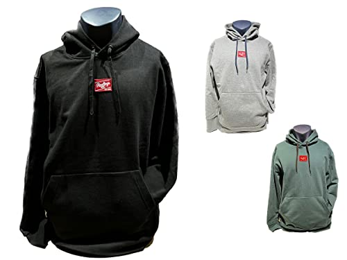 ローリングス パッチロゴ パーカー 野球 ウェア フーディー AOS12F04LOGO グレー XO