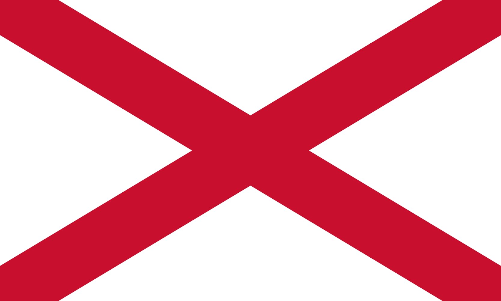 Drapeau St Patrick saltire grand format paysage 1.35m² pour mât