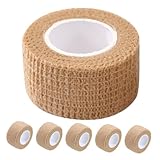 HOMSFOU 6 Rollen Selbstklebendes Hautfarbenes Elastisches Multifunktionstape für Möbel Fingerschutz Geräuschreduzierendes Anti rutsch band Flexibel Zuschneidbar