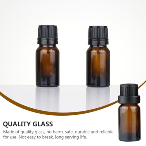 Flacons en verre marron 15ml anti-fuite pour préserver vos huiles