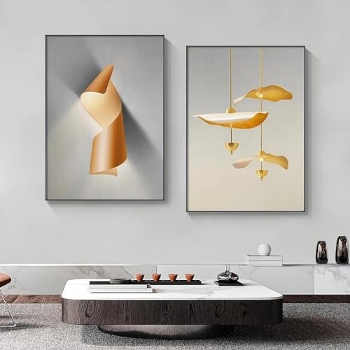 Tableau abstrait géométrique KEBIA en toile haut de gamme de 80x110 cm