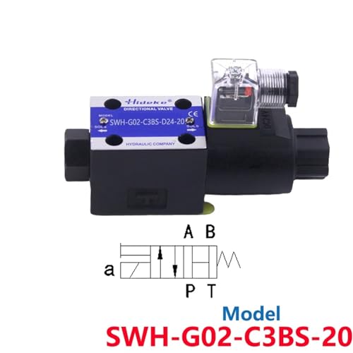 Válvula de control direccional SWH-G02-B2S-AC220 para maquinaria 3