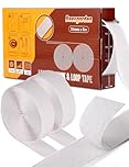 Beesgarden Heavy Duty Hook and Loop Adhesive Tape 30mm x 6m with Dispenser, Extra Strong Double Sided Stick On Tape for Room Décor & Home, Office,Desk, Garage, Car Carpet Sofa Picture Frame