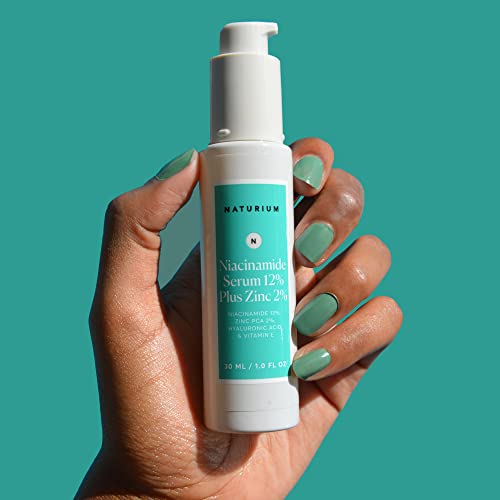 Naturium Niacinamide Face Serum 12% Plus Zinc 2%, Hyaluronic Acid & Vitamin E, Pore Minimizer, Discoloration & Aging Skin Treatment, 1 oz - Image 5