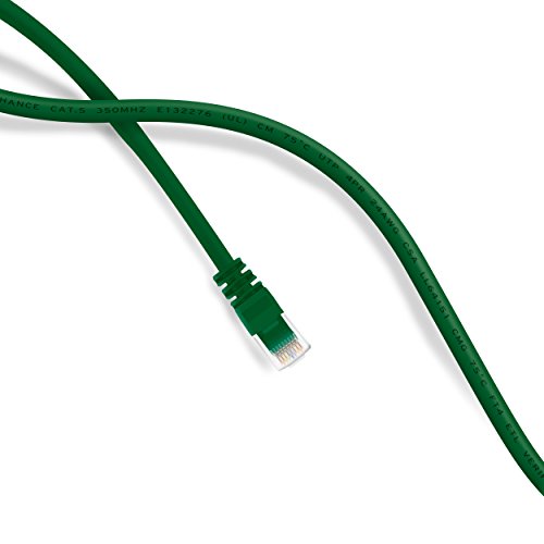 GearIt Cat5e ���� LAN�P�[�u��/�C�[�T�l�b�g�p�b�`�P�[�u�� 60m 200 Feet - Snagless RJ45 Computer LAN Network Cord, �O���[�� [Lifetime Warranty]