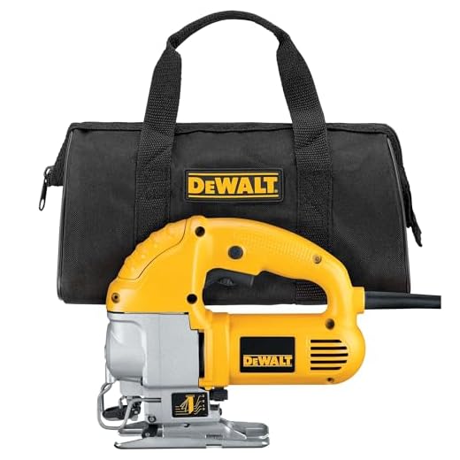 DEWALT Jig Saw, Top Handle, 5.5-Amp, Corded (DW317K)