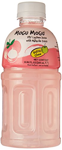 Mogu Lychee Nata de Coco Drink, 306 ml