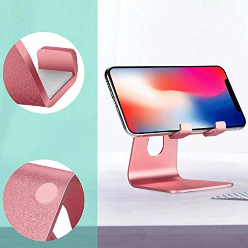 Suporte de telefone celular ajustável 2020, suporte de telefone para suporte de mesa, Prata