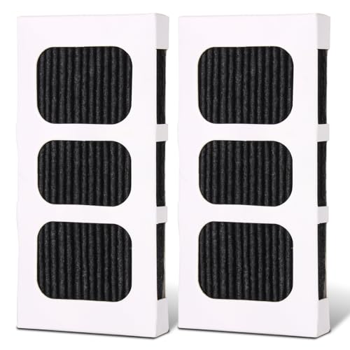 Image of 2 Pack Paultra2 Refrigerator Air Filter Replacement, Strong Adsorption Air Filter Compatible with Frigidaire PureAir Ultra 2, Pure Air Ultra II and Electrolux - Part 242047805, 5303918847