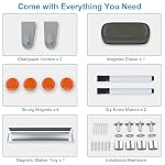 Glass Dry Erase Calendar for Wall, 36 x 24 Inches Magnetic Glass Calendar Whiteboard, 3' x 2' Frameless Monthly Planner Board for Office, Home, School - Image 3