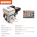 Qrooviiy 4-Stroke 7.5HP 210cc Gas Engine - 0.787“ Shaft Diameter,Pull Start Petrol Engine,GX170F OHV Air Cooled Horizontal for Go Karts,Mini BikeLog,Microtiller,Lawn Mower
