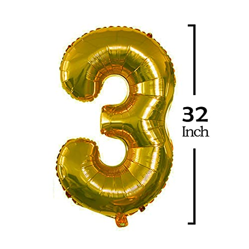 Goer 2023 Foil Number Balloons For 2023 New Year Eve Festival Party Supplies Graduation Decorations (Gold,32 Inch) #TOP2