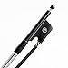 VingoBow 4/4 Size Black Horse Hair Carbon Fiber Viola Bow