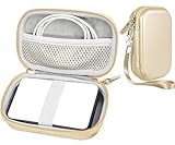 CaseSack Travel Pouch Case with Zipper for Polaroid ZIP Mobile Printer and HP Sprocket, Gold