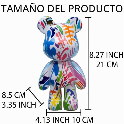 Miniatura 2 de Coniuty Estatua De Oso De Resina Para Decoración Del Hogar, Escultura De Animales Para Habitación Interior, Tipo E