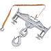 Global Industrial Double Fork Forklift Hook Attachment, Swivel Hook, 10,000 Lb. Cap.