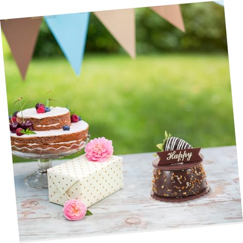 Hemobllo Modelo De Bolo De Simulação Decoração De Casamento Cupcakes De Chocolate Mini Brinquedos Ca