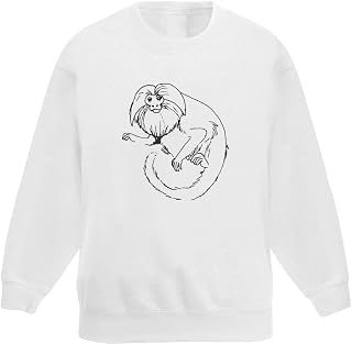 Azeeda 'Marmoset Monkey' Kid's Sweatshirt/Jumper (7-8 Years) (KW00027681)